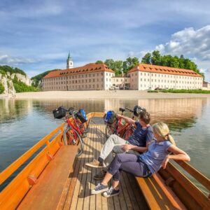 Boot Donau Klooster Weltenburg - fietsen langs de Duitse Donau